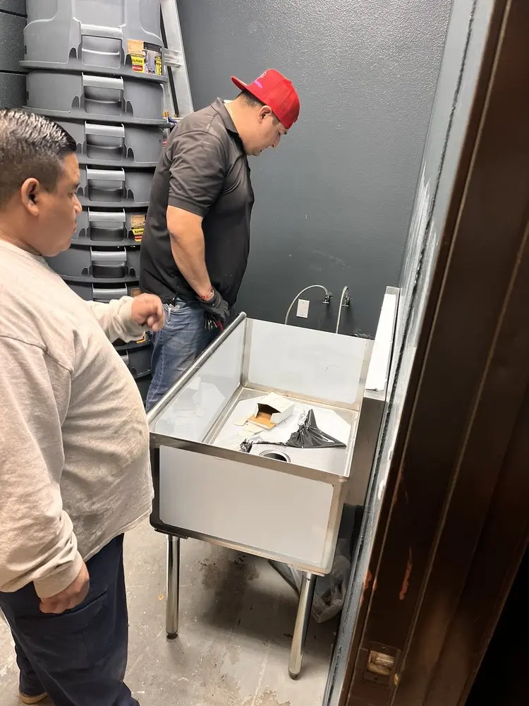 Commercial plumbing and sink installation in Potrero Valley